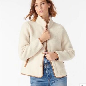 J. Crew Sherpa jacket 🐑